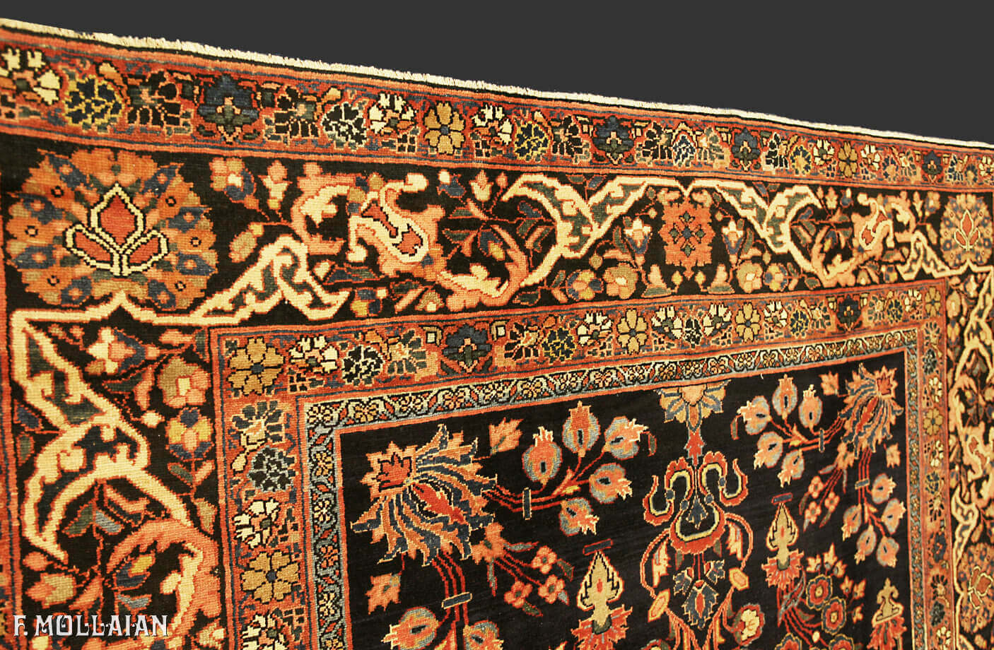 Antique Persian Hamedan Gallery Carpet n°:49370413